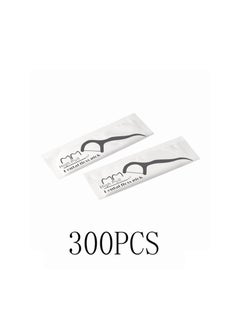 Buy Dental Floss Picks, 300PCS Travel Dental Floss, Single Individually Wrapped Floss, Unflavored Floss Picks, Dental Flossers, High Toughness Floss Sticks, Dental Picks Disposable,Tooth Floss in UAE