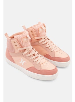 اشتري Women Medium  Plain Lace Up Casual Shoes, Peach في السعودية