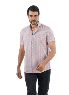 Buy Men's Shirt- cotton - Color Simon /Multicolor in Egypt