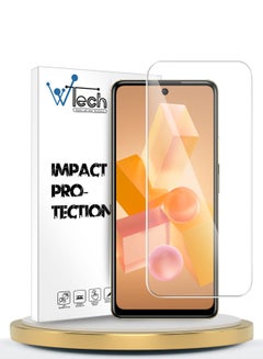 Buy Premium Series Curved Edges 9H 2.5D Tempered Glass Screen Protector For Infinix Hot 40 4G 2023 / Infinix Hot 40 Pro 4G 2023 Clear in Saudi Arabia