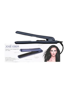 Buy Pure Ceramic Flat Iron - Frizz-Free Styling Hair Straightener For Salon-Quality Results- Dual Voltage Travel Iron Blue in UAE