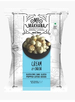 Buy Cream and Onion Popped Lotus Seeds 75g in UAE