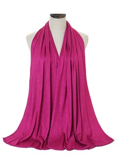 Buy Sky Cashmere Jersey Stretch Shailah Hijab Muslim Islamic Arab Scarf Headscarf Abaya Shawl Scarves Soft One Size 65 X 165 Cm Purple Rose in UAE