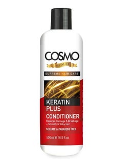 اشتري Keratin Plus Conditioner Reduces Damage And Breakage Sulfate And Parabesn Free 500 Ml في السعودية