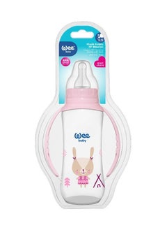 Buy Wee Baby PP Feeding Bottles With Grip Round Feeding Bottle Teat 6-18 months, 270 ml in UAE