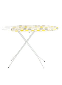 Buy Iron Board Virgin Multicolour Ironing Table With Iron Holder Foldable And Adjustable 96x30cm in UAE