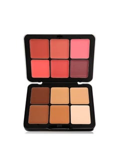 اشتري Ultra HD Palette Blusher And Contour creamy 60g - 12 Colors في مصر