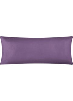 Buy Signoola Basics Lightweight Super Soft Easy Care Microfiber Zipper Pillow cases, Pack of 2 Piece,Purple color, 50 x 170 cm, Pillows Not Included. in Egypt