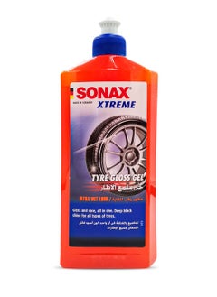 اشتري SONAX XTREME Tire Gloss Gel Deep Black Shine for Tires- 500ML, Made in Germany في السعودية