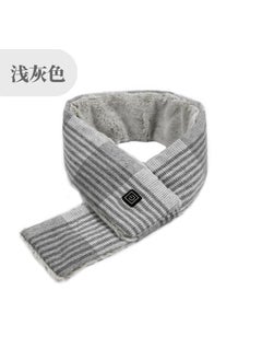 اشتري Smart heating scarf plush thickened graphene three-gear temperature control heating usb charging scarf electric heating neck protectionLight gray plaid scarf (excluding charging treasure bag) Light gray plaid scarf (excluding charging treasure bag) في السعودية