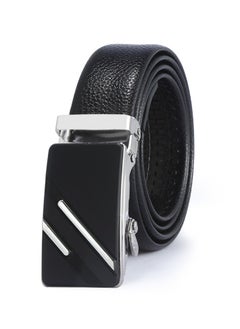 Buy 115CM Creative Casual Versatile Wear Resistant Leather Automatic Buckle Belt in UAE