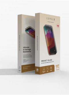 Buy Privacy Soft Edge Twice-Tempered Glass For iPhone 15 Pro Max - Black in UAE