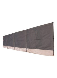 Buy Foldable windbreak for trips, Camping Curtain, Coffee Brown, 600x125Cm in Saudi Arabia