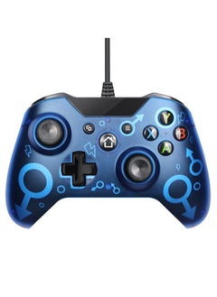 Buy DualShock XBOX ONE Wired Controller Gamepad Blue in Saudi Arabia