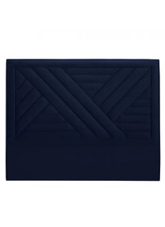 Buy H009 | Velvet headboard - Dark Blue in Saudi Arabia