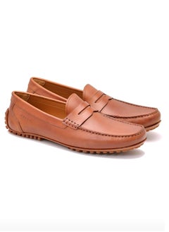 Buy Mens Classic Loafer Moccasins Slip on Driving Comfort Leather Work Office Formal Occasion Party Casual Wear Italian Design Anti Skid Padded Insole Fashion Premium Shoes in UAE