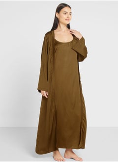 اشتري Night Slip Dress With Robe في السعودية