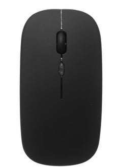 Buy Rechargeable Wireless Bluetooth mouse with RGB light , long life stable USB transmission distance of 10m - Black in Egypt