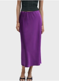 اشتري High Waist Midi Skirt في السعودية