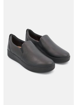 Buy Women Slip On Rally Leather Casual Shoes, Black in UAE