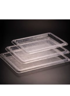 اشتري Acrylic Traditional Tray Golden Rim 68 cm في الامارات