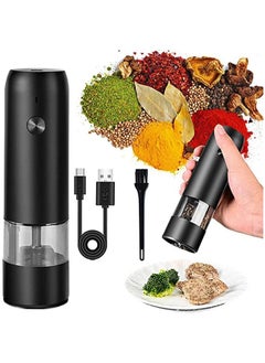 Buy Fully Automatic Pepper Grinder with 6 Positions, Kitchen Spice Grinder in Saudi Arabia