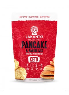 Buy Lakanto Sugar Free Pancake And Baking Mix - Sweetened With Monk Fruit Sweetener, Keto, 7G Of Protein, 1G Net Carbs, High In Fiber, Flapjack, Waffles, Biscuits, Easy To Make Breakfast (1 Lb) in UAE