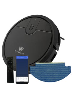 اشتري TECKWAVE (TW-R12) Smart Navigation Robot Vacuum Cleaner with Mop with 3000Pa Suction Power, Auto Recharge, Anti-Fall System & Mop Electric Water Tank (1 Year Warranty & UAE Service center) في الامارات