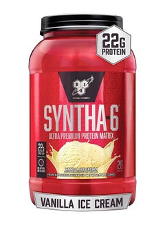 اشتري Syntha-6 Ultra Premium Protein Matrix, Whey Protein Powder, Micellar Casein, Milk Protein Isolate - Vanilla Ice Cream, 2.91 lbs, 28 Servings في الامارات