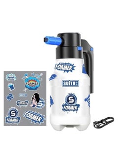 Buy Electric Foam Sprayer Car Wash Sprayer, Foam Cannon, Hose Foam Blaster, 1.5L Pressure Sprayer Handheld Foam Washer, Spray Foam Cleaning Tool, USB Rechargeable Foam Pump Sprayer for Home Garden Car in Saudi Arabia