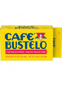 Buy Café Bustelo Espresso Dark Roast Ground Coffee Brick, 16 Ounces in UAE