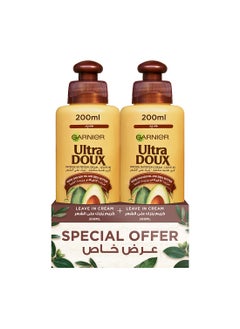 Buy Ultra Doux Avocado Leave-in Cream 200 ml Twin Pack in UAE