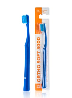 Buy WOOM Toothbrush ORTHO Soft  3000 for Cleaning Braces, Implants, Bridges in UAE