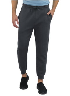 Buy Interlock Midrise Joggers - Grey in Saudi Arabia