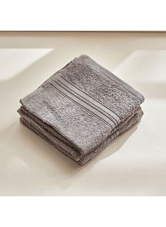 Buy Essential Carded 4-Piece Face Towel Set 30 x 30 cm in UAE