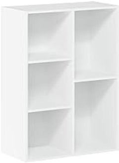 Buy Furinno Luder 5-Cube Reversible Open Shelf, White in Egypt