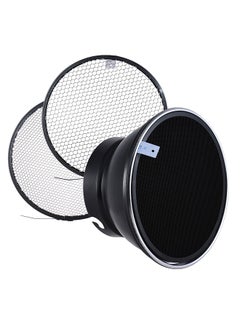 اشتري 7" / 180mm Elinchrom Mount Standard Reflector Diffuser Shade Lamp Shade with 10° 30° 50° Honeycomb Grids في الامارات