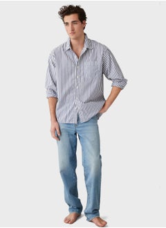 Buy Striped Regular Fit Shirt in UAE