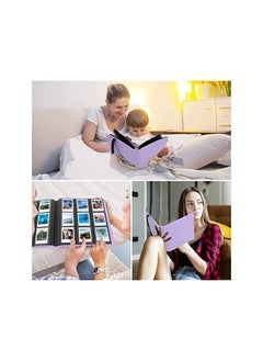 Buy Pockets Photo Album for  Instax Mini Camera, for Polaroid Camera, for  Instax Mini 11 90 70 9 8+ 8 LiPlay Instant Camera, for Polaroid Snap SnapTouch PIC-300 Z2300 Camera (Purple) in Saudi Arabia