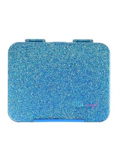 Buy Bento Kids Lunch Box - Sparkly Insulated Leakproof BPA Free with 6 Compartments, Cute Durable Portable for School, Reusable and Eco-Friendly - Blue in UAE