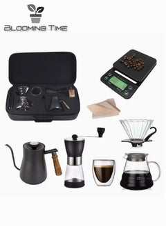 Buy Portable For Indoor And Outdoor Hand Coffee Accessories Set in UAE