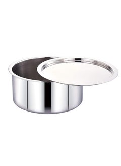 Buy Stainless Steel Tope Set with Lid Stainless Steel Pot Cookware Tope Set 20cm - 1800ml in UAE