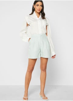 Buy Co-Ord Pleat Detail Shorts in Saudi Arabia