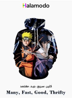 Buy Naruto Printed Sweatshirt Unisex Hoodie in UAE