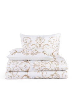 اشتري Designora Versailles 3-Piece Comforter Set 200x240cm - Beige في الامارات