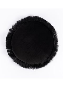 Buy Grace Filled Cushion, Black - 40 cm in UAE