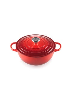 اشتري Le Creuset Signature Cerise Cast Iron 26cm Marmite في السعودية