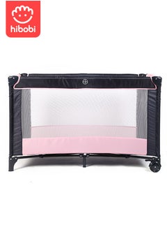 Buy Portable Play Yard with Carry Bag and Shoulder Strap, Pink in Saudi Arabia