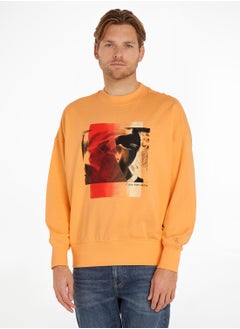 Buy Graphic Print Crew Neck Sweatshirt in Saudi Arabia