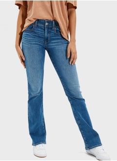 Buy High Waist Straight Jeans in UAE